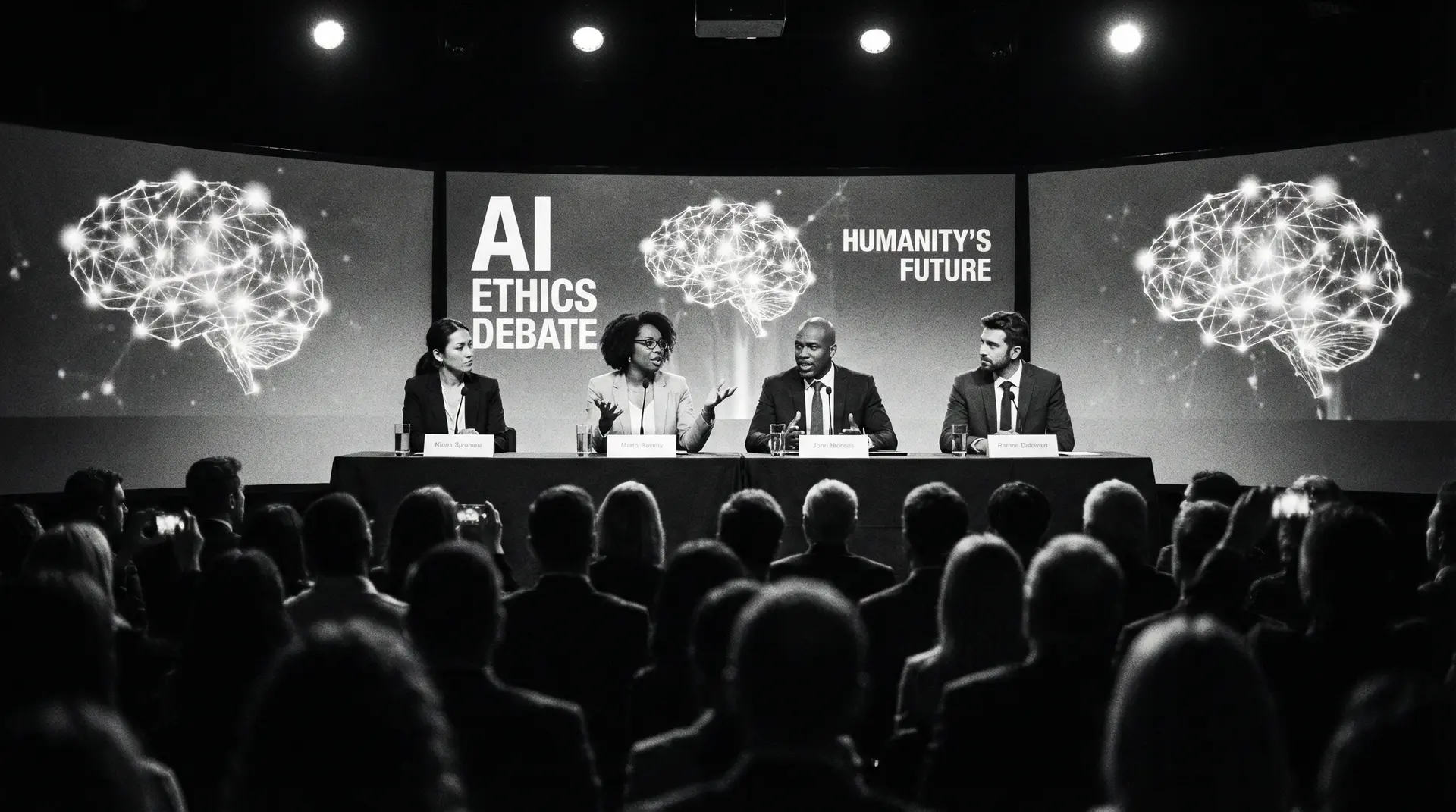 人工智能伦理讨论会议现场 - 今日吃瓜